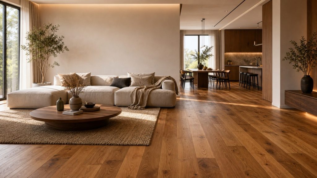 Parketi dhe Laminati në Tone të Ngrohta: Rehati dhe Stil në Çdo Hapësirë