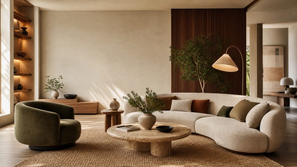 Living Room me Ngrohtësi, Teksturë dhe Personalitet